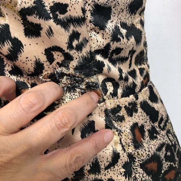 Urban Outfitters Animal Print Mini Dress Size S - Picture 8 of 12